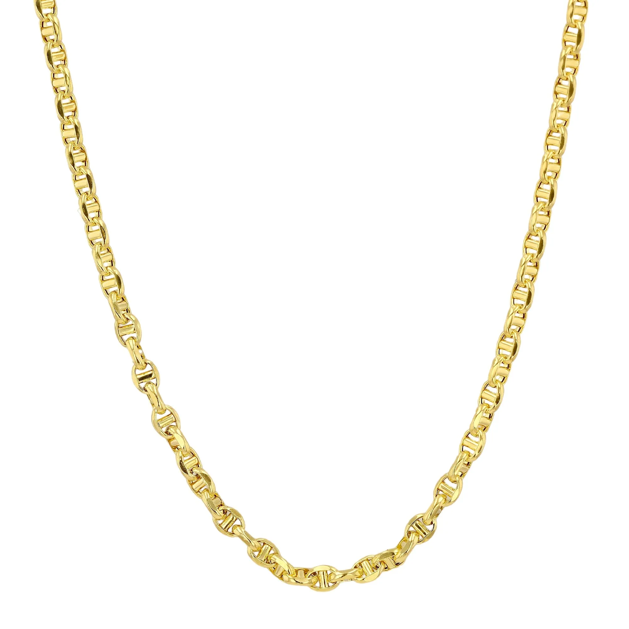 10K Yellow Gold Mariner Link Chain - 226528