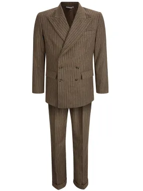 1940s Vintage Deliverance Demob Suit in Brown