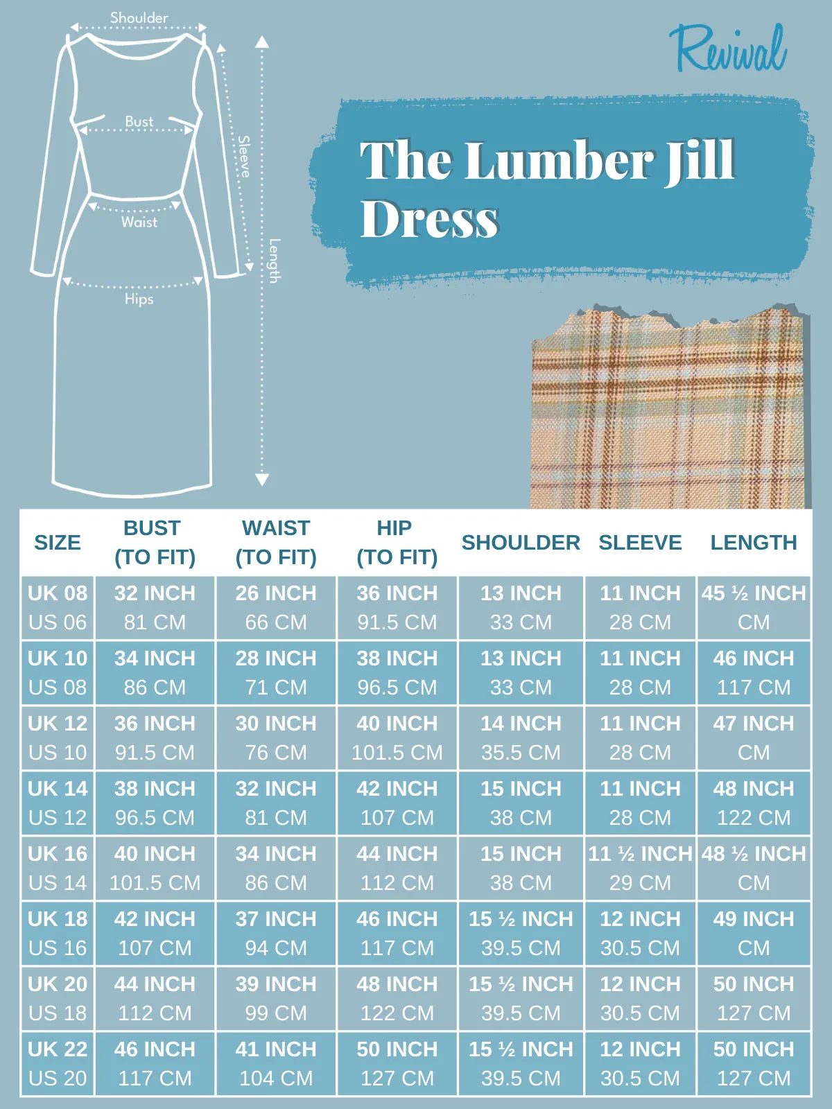 1940s Vintage Lumber Jill Check Day Dress in Flax