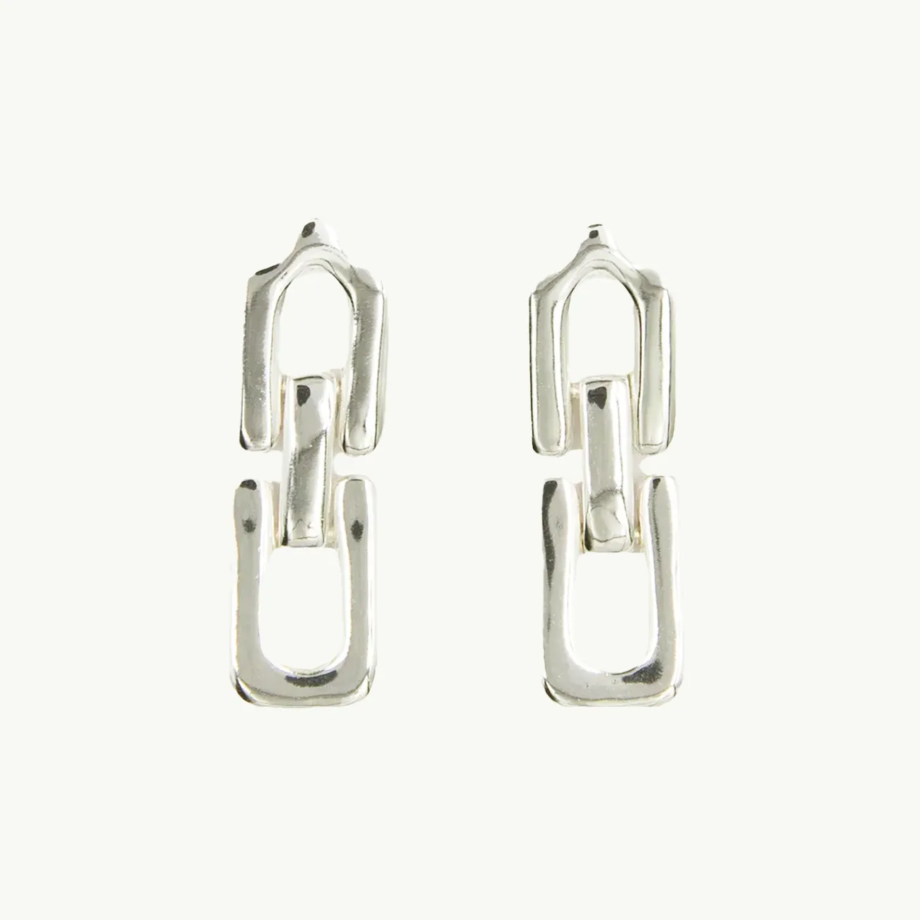 Agnes Drop Earrings - Silver