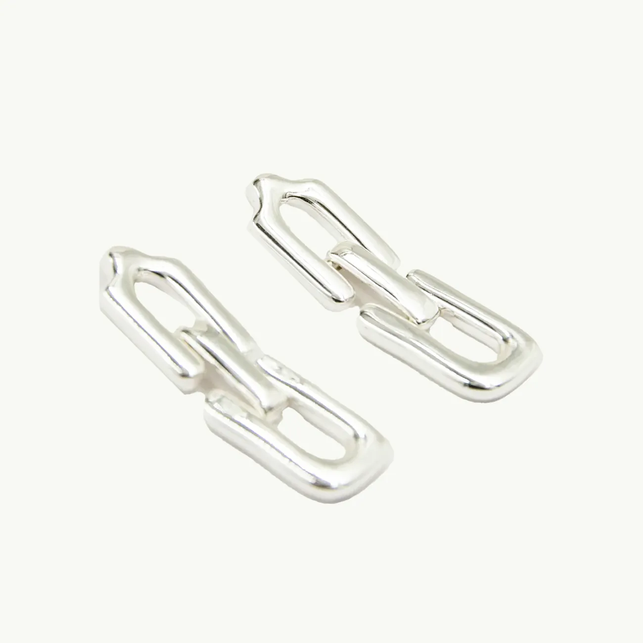 Agnes Drop Earrings - Silver