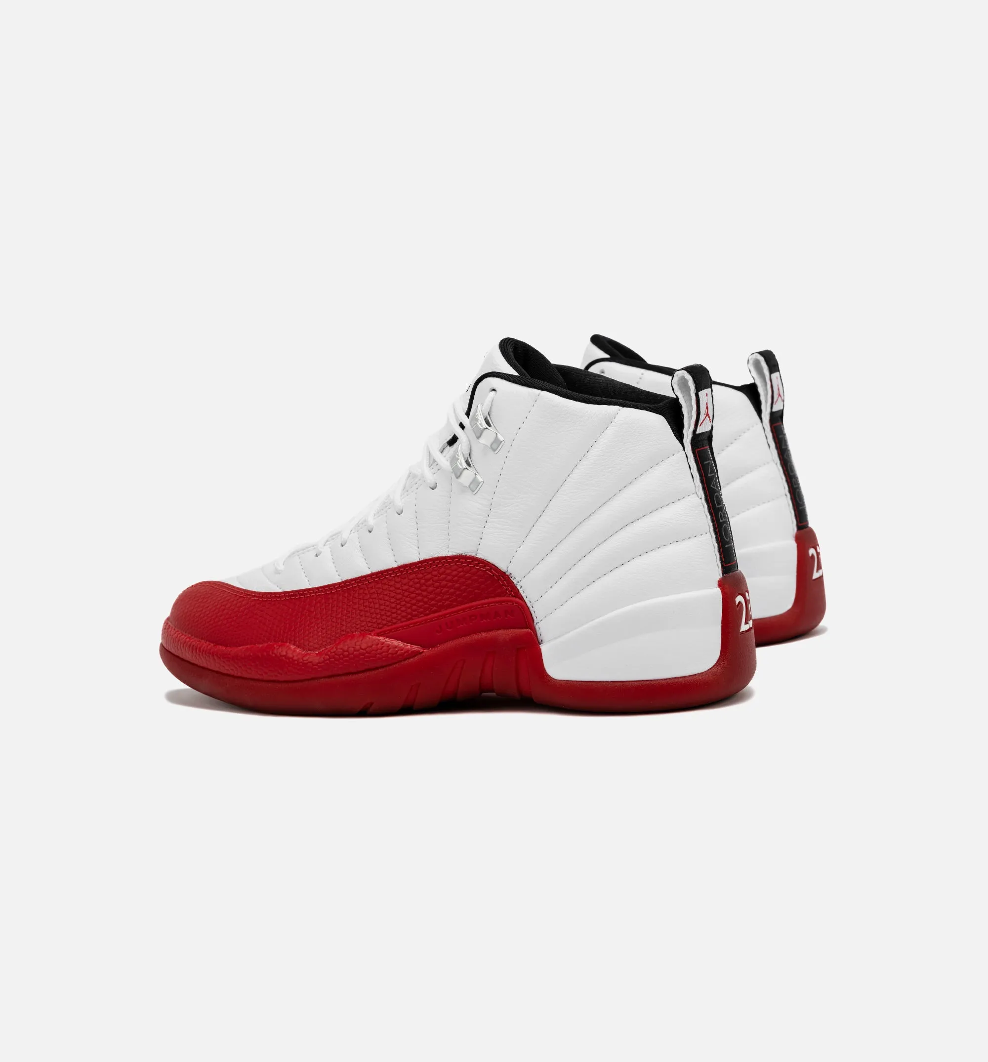 Air Jordan 12 Retro Cherry Mens Basketball Shoe - Red/White Free Shipping