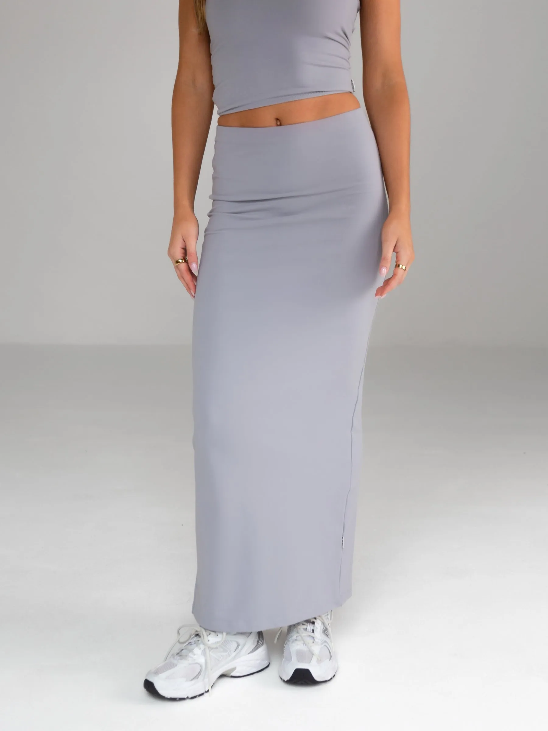 Alessia Maxi Skirt - Pale Lilac