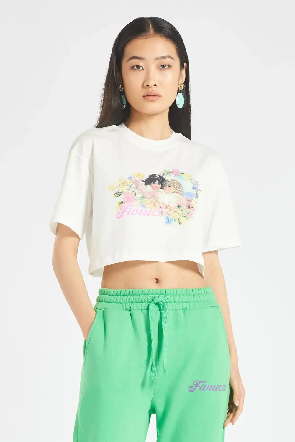 Alpine Angels Crop Tee