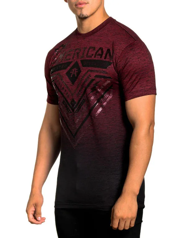 American Fighter Crystal River T-Shirt Red/Black