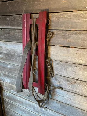 Antique Wooden Frame Backpack