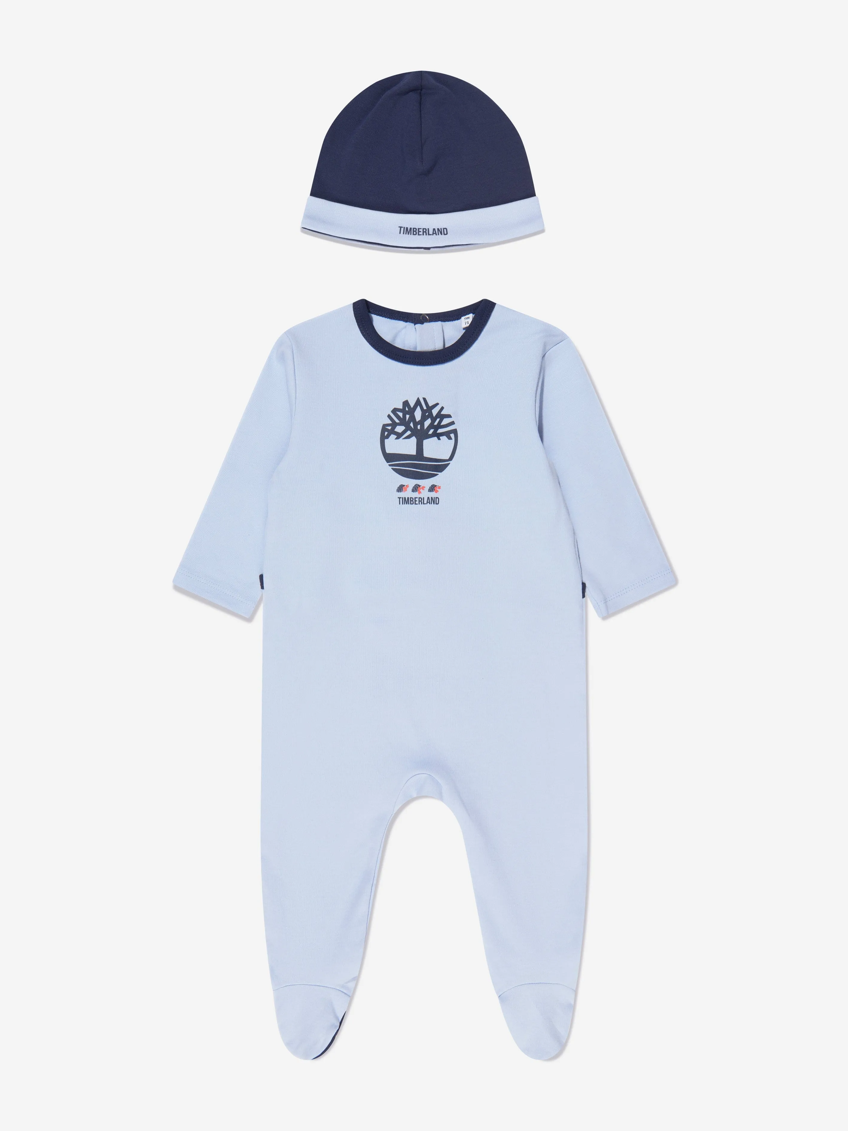 Baby Boys Babygrow And Hat Set in Blue