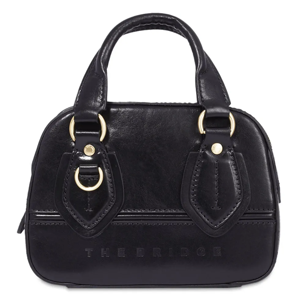 Bauletto Donna Mini THE BRIDGE linea Daphne in Pelle Nera