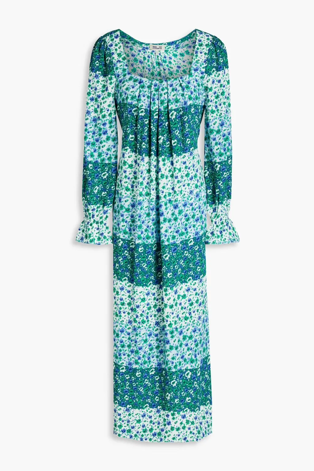 Baum Und Pferdgarten Blue Green Floral Midi Dress UK Size 10