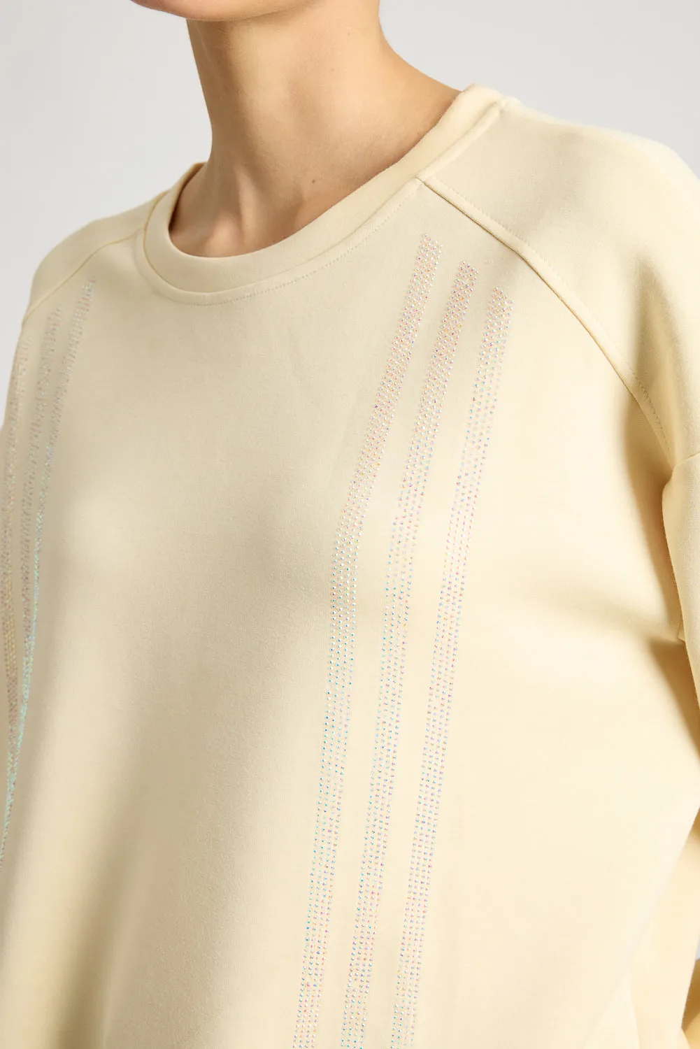 Beige Long Sleeve Sweatshirt