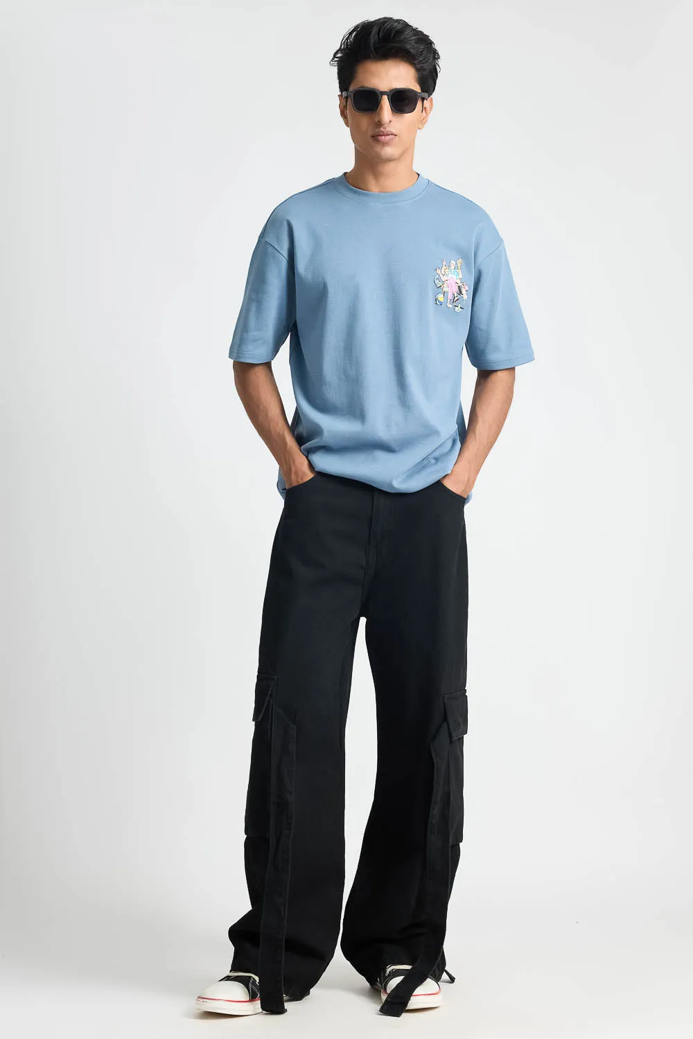 Black Workwear Mens Cargo Pants