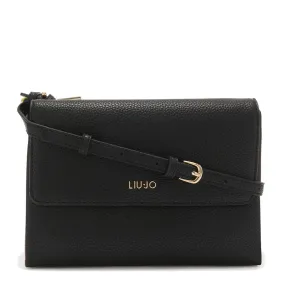 Borsa Donna a Tracolla LIU JO Better effetto Bottalato Nero AF3284