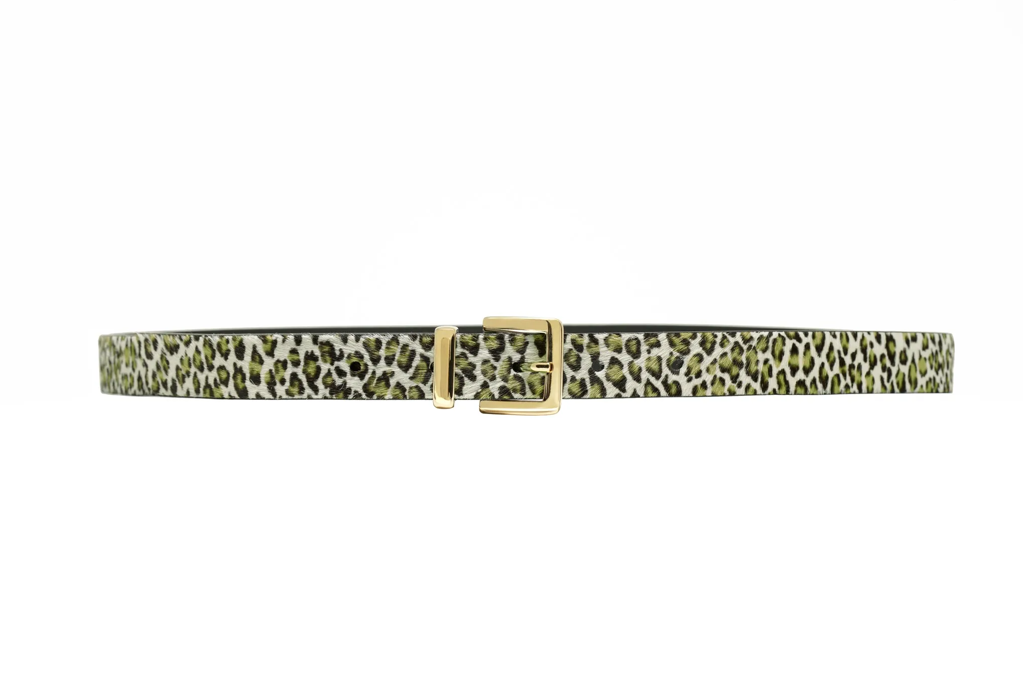 BRYLEE BELT LEOPARD GREEN