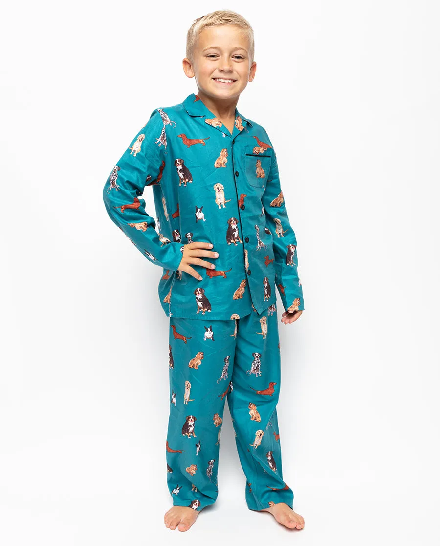 Coco Boys Dog Print Pyjama Set