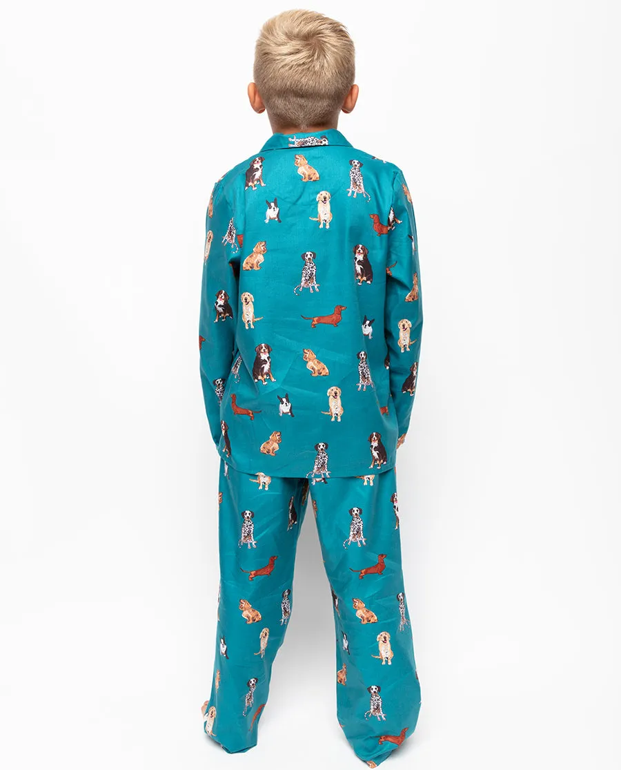 Coco Boys Dog Print Pyjama Set