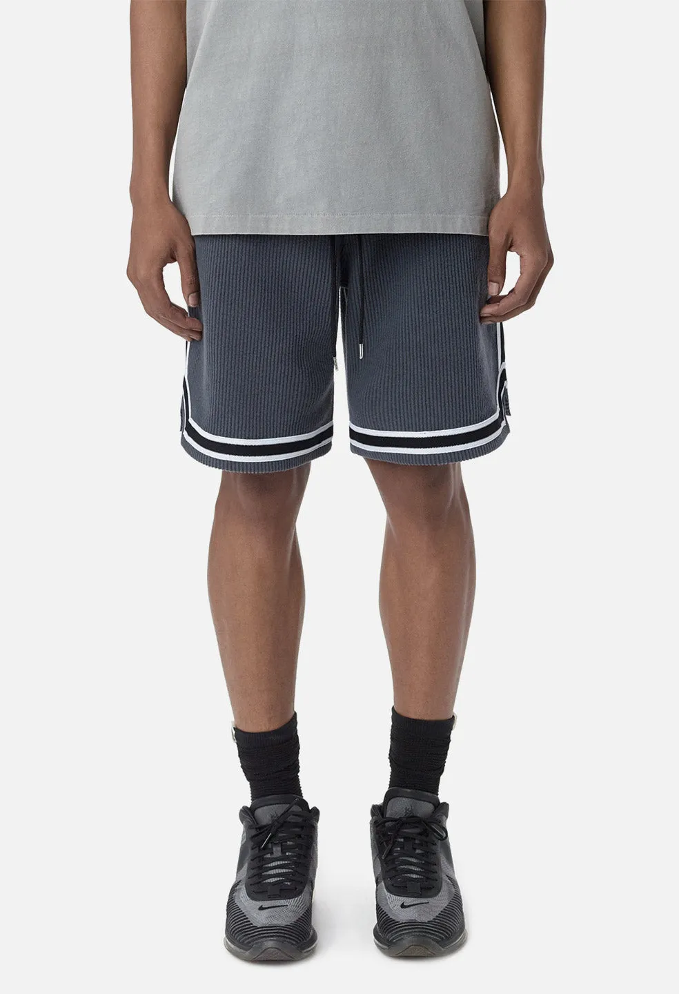 Corduroy Game Shorts / Charcoal