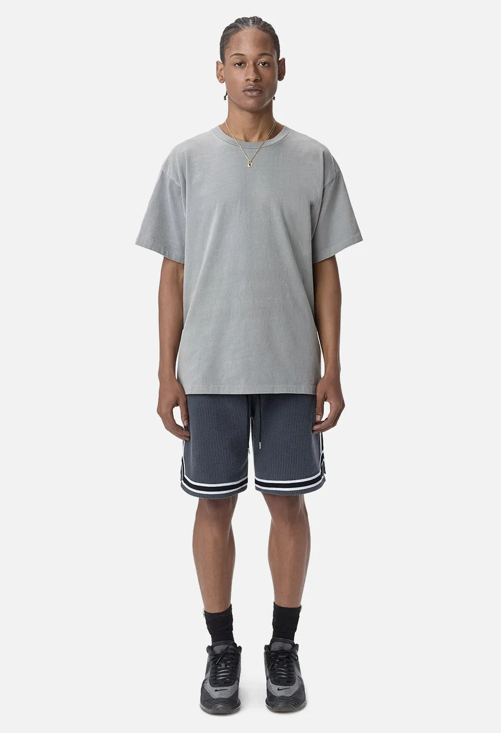 Corduroy Game Shorts / Charcoal