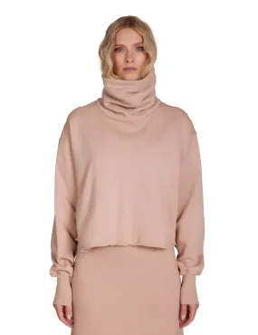 Corey Crop Cowl Neck