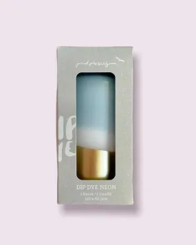 Dip Dye Colder than November Pillar Candle