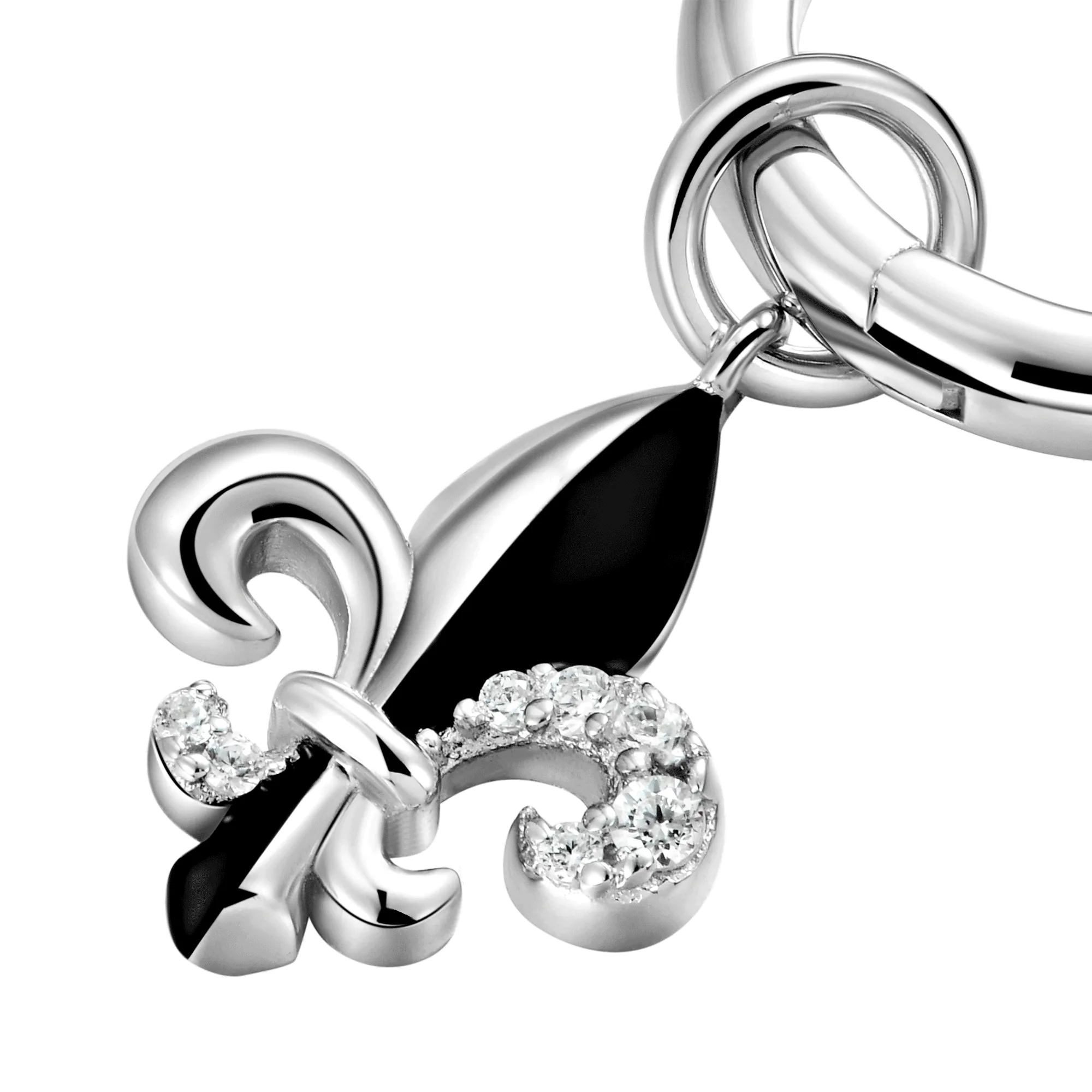 Fleur de lis Dangly Earring - Single