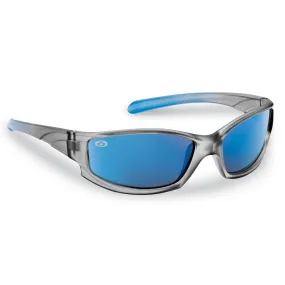 Flying Fisherman Fin Jr Angler Polarized Sunglasses Smoke Blue (Youth)