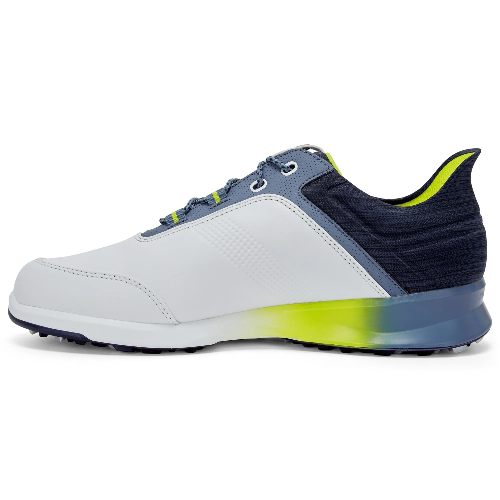 FootJoy chaussure de golf Stratos 2023 Blanc Bleu Yellow