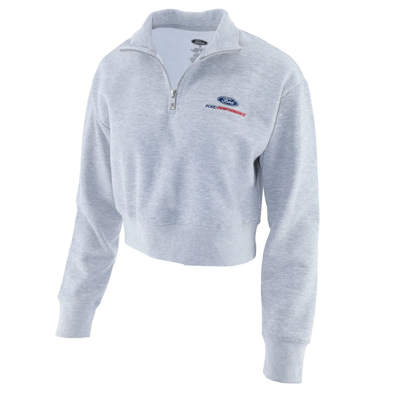 Ford Performance Women's 1/2-Zip Crop Pullover