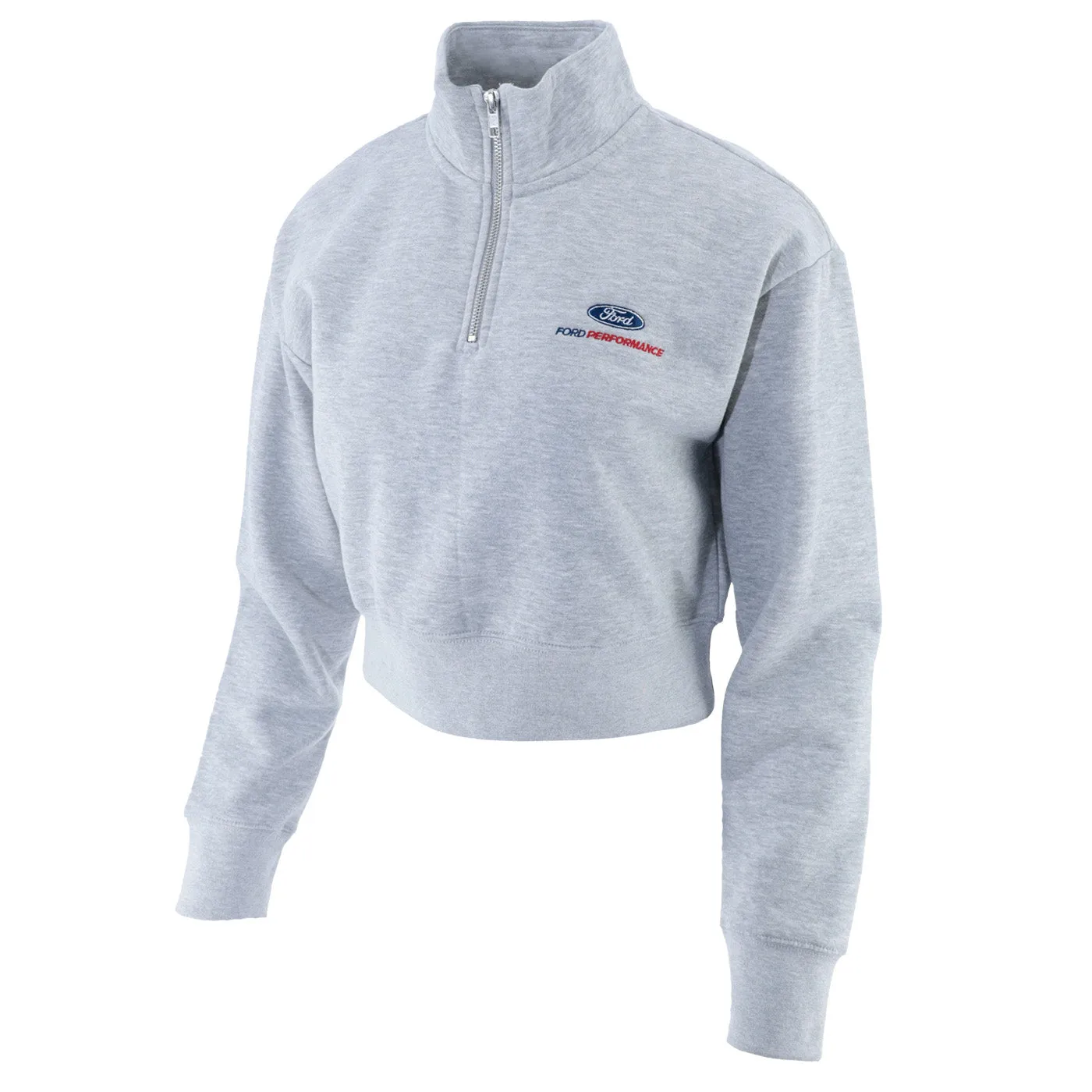 Ford Performance Women's 1/2-Zip Crop Pullover