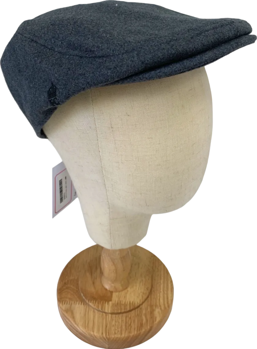 French Connection Grey Flat Cap UK One Size