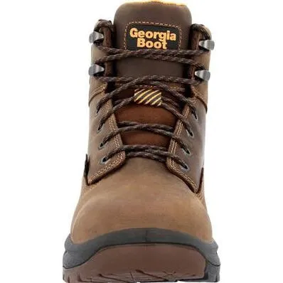 Georgia Men's Boot Ot 6" Waterproof Alloy Toe Work Boot -Brown- GB00522