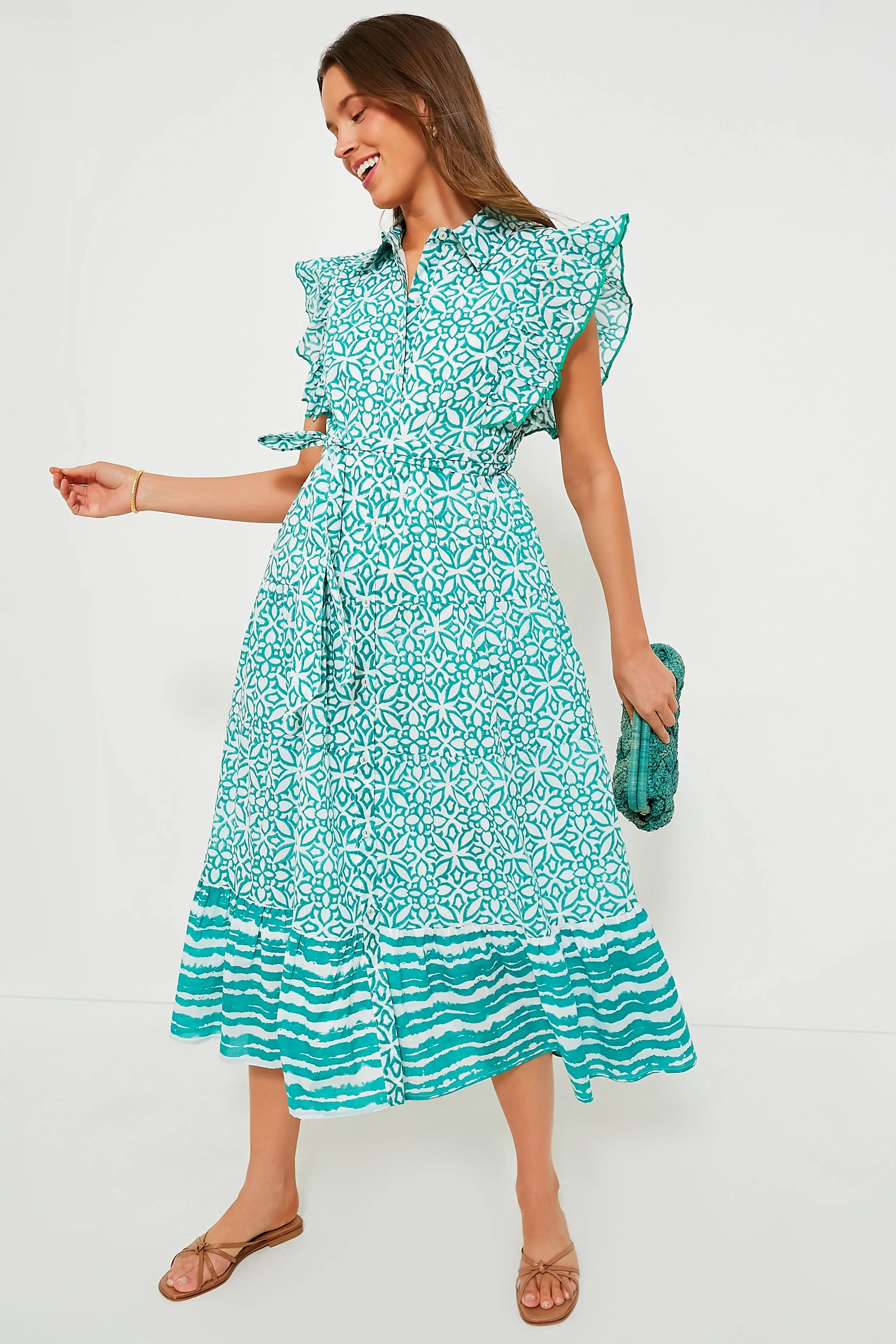 Green Cordoba Ernestine Maxi Dress