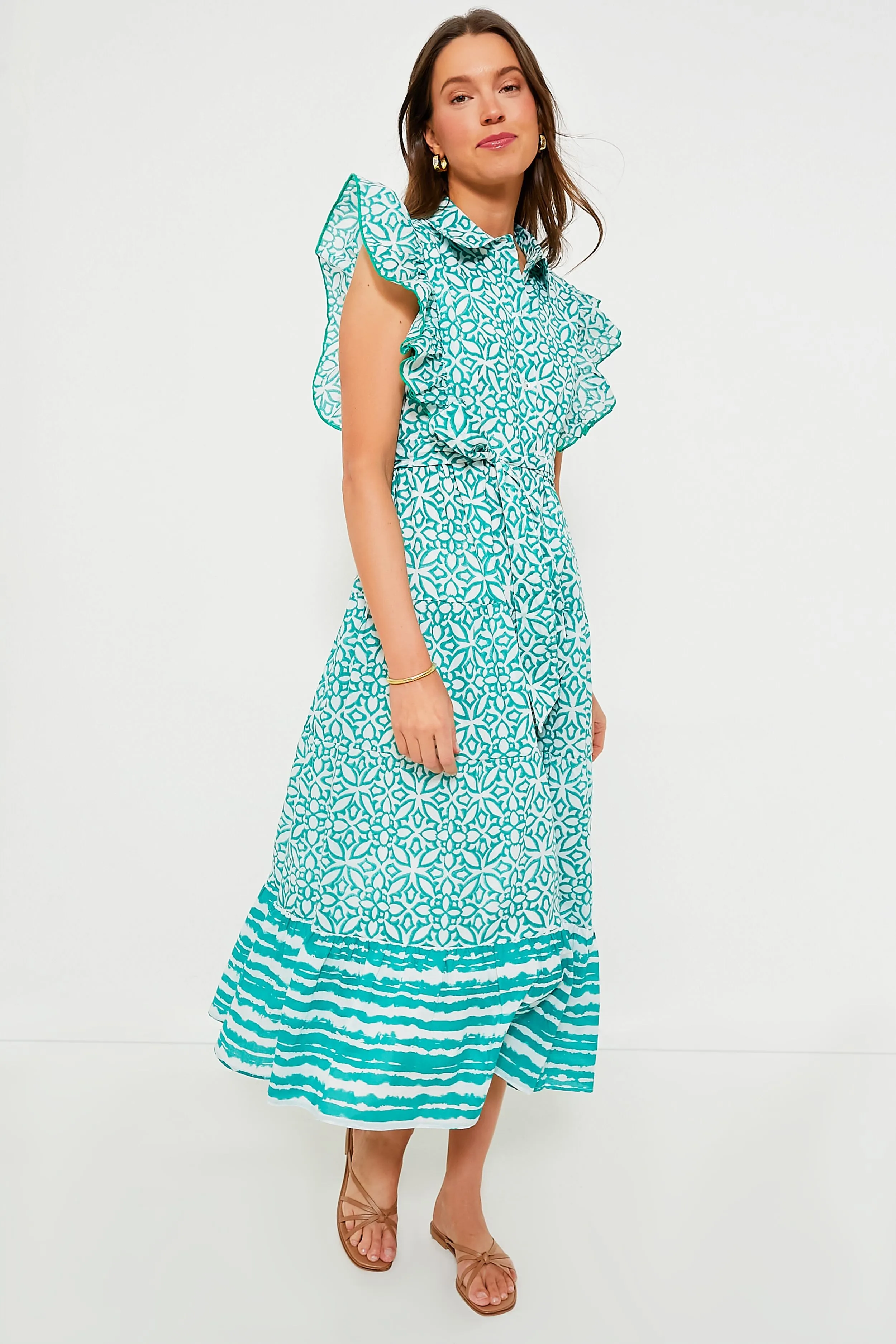 Green Cordoba Ernestine Maxi Dress