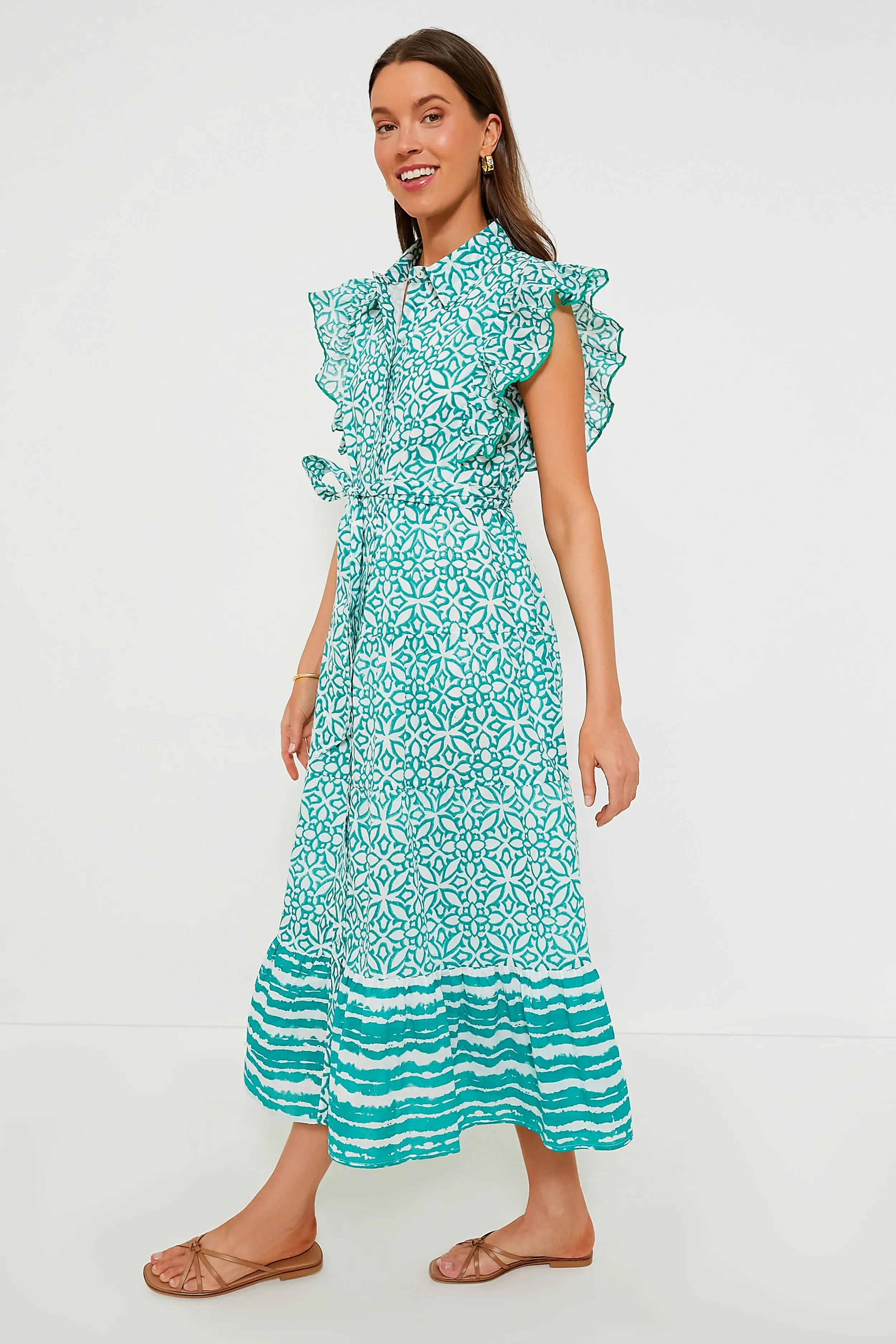 Green Cordoba Ernestine Maxi Dress