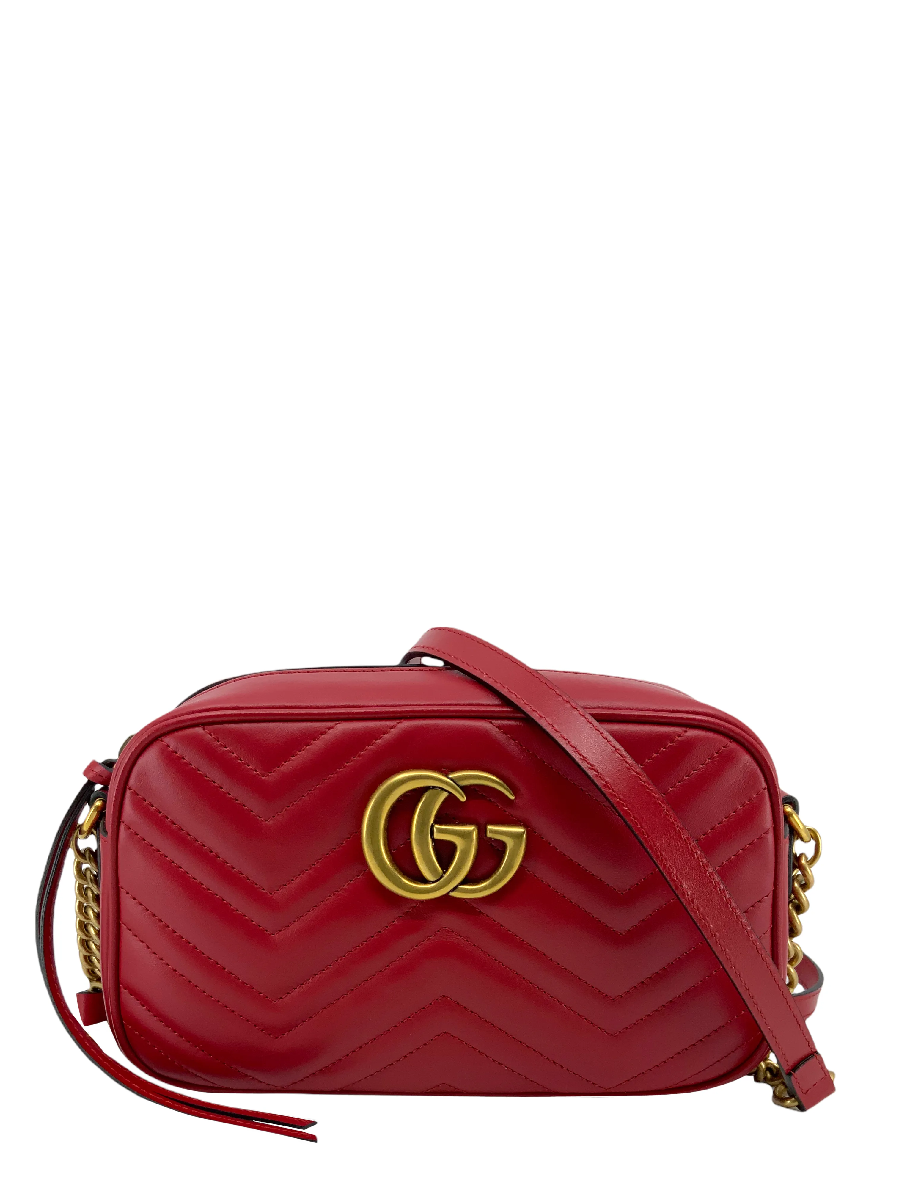 Gucci GG Marmont Small Matelassé Shoulder Bag NEW