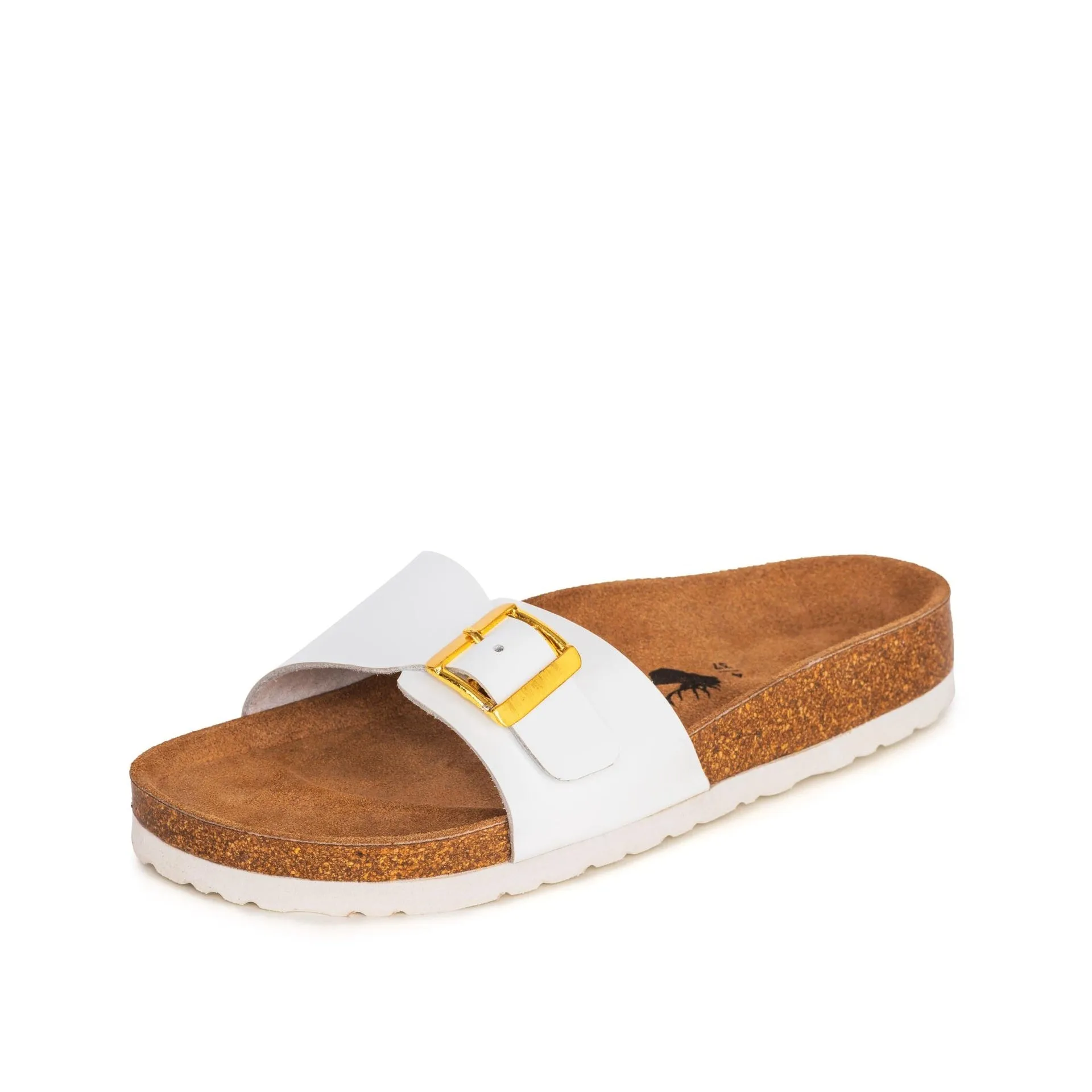 IVY WHITE CORK SANDAL