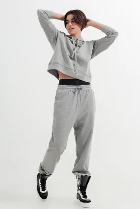 Jogger in Light Gray Heather