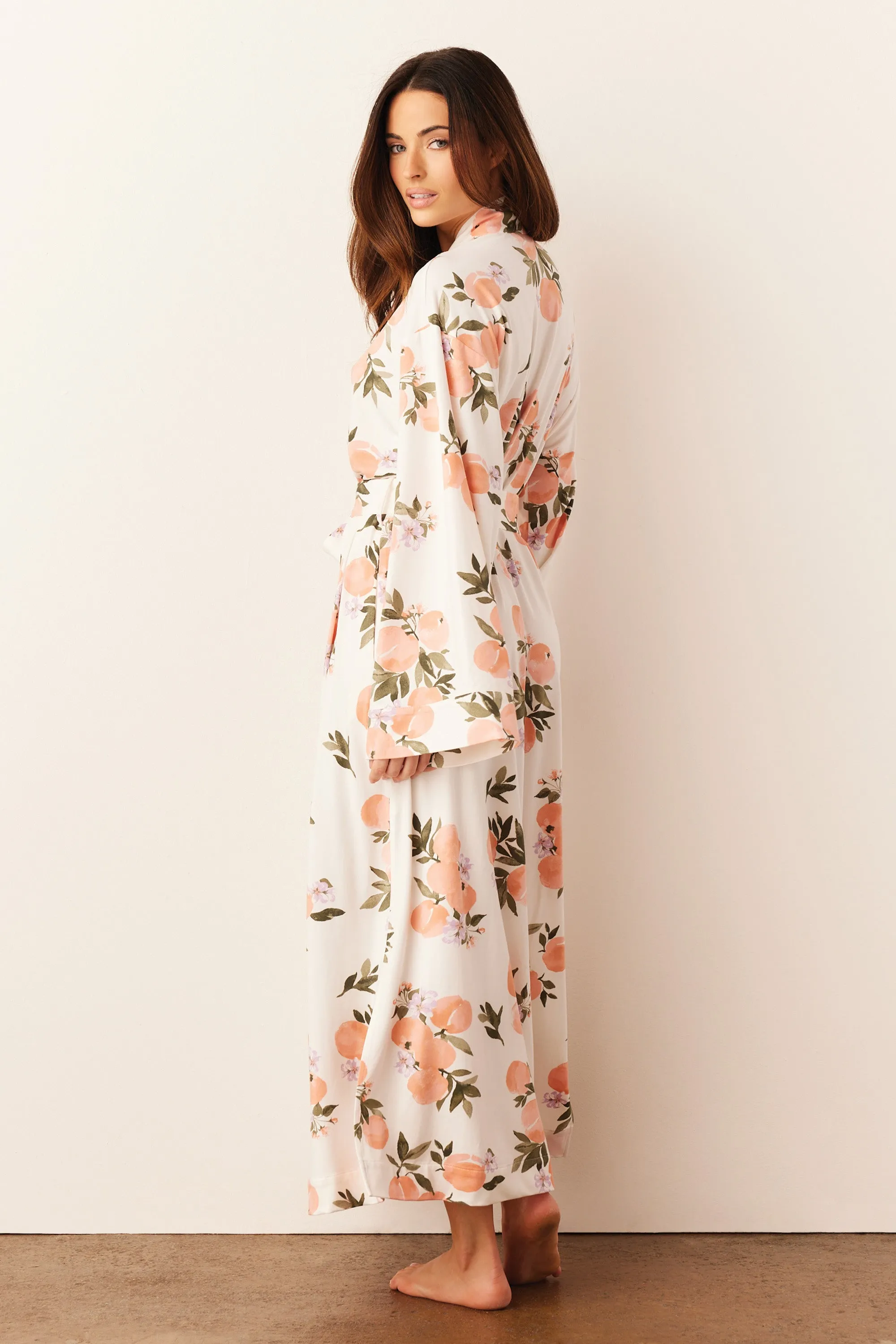 Kaia Kimono Robe | Peaches & Cream