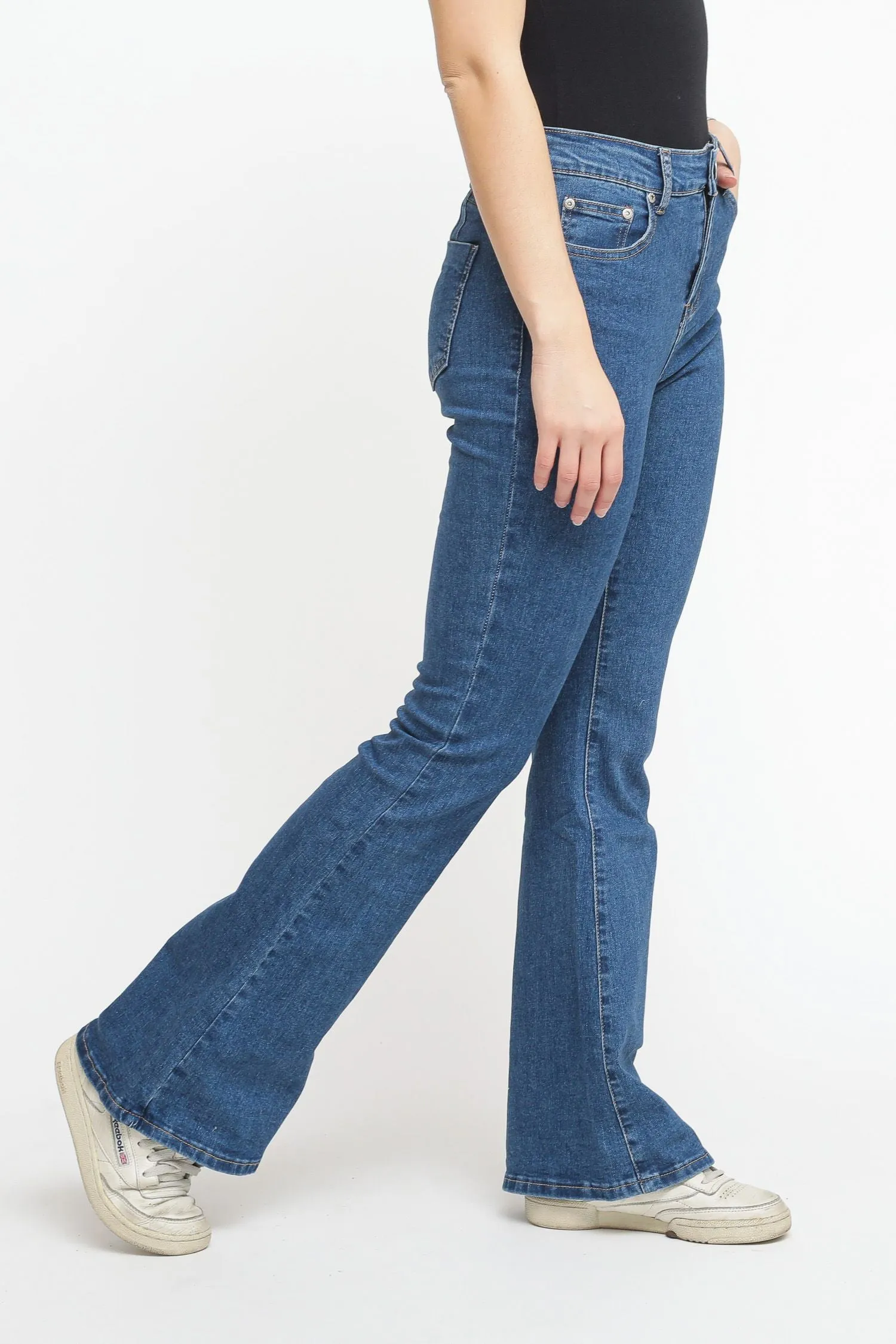 Ladies Jeans - Dark Blue Wash