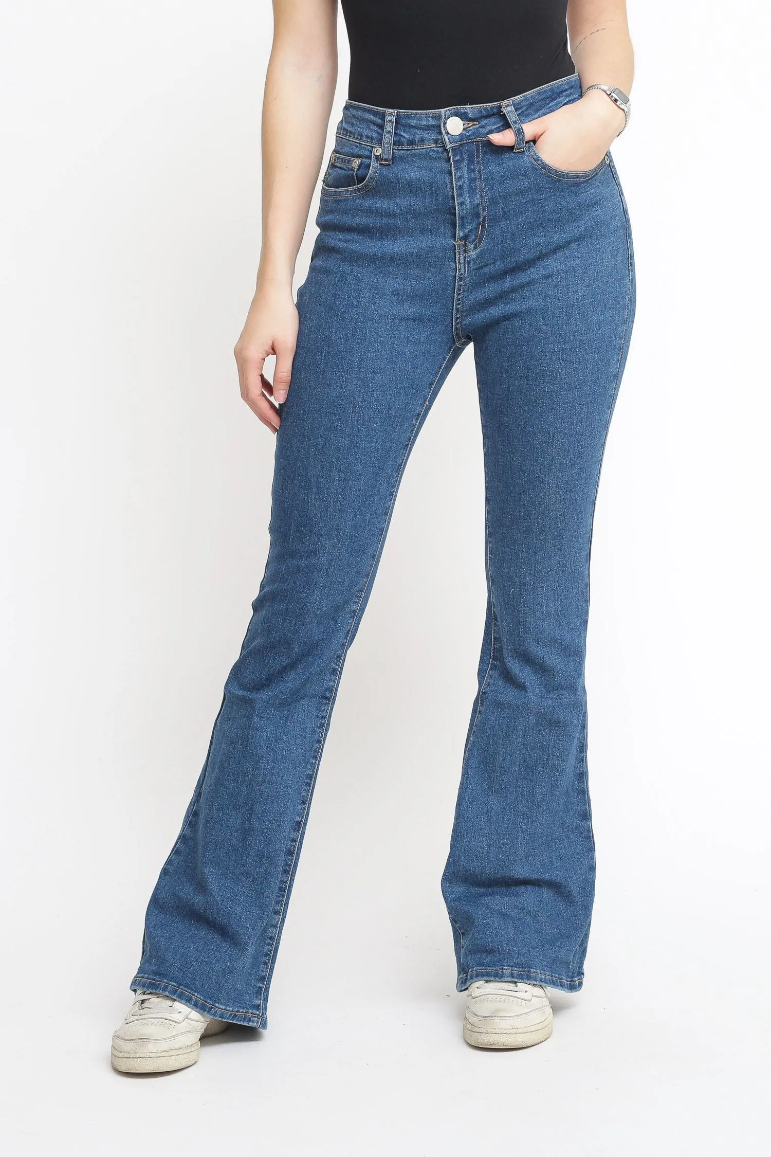 Ladies Jeans - Dark Blue Wash