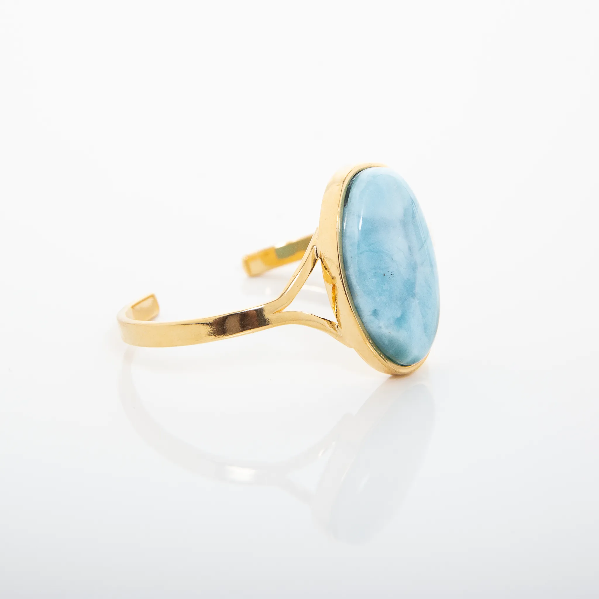 Larimar Gold Vermeil Cuff Iris