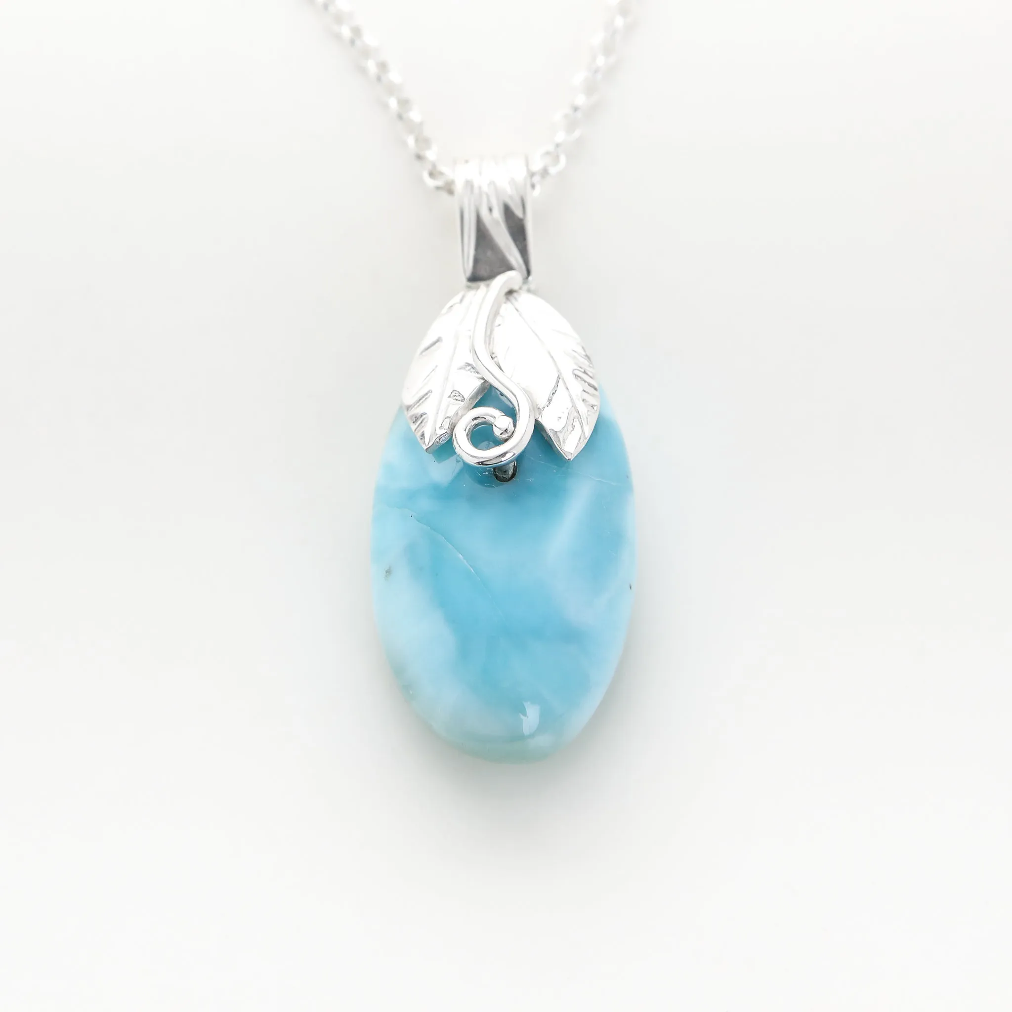 Larimar Pendant Ruby