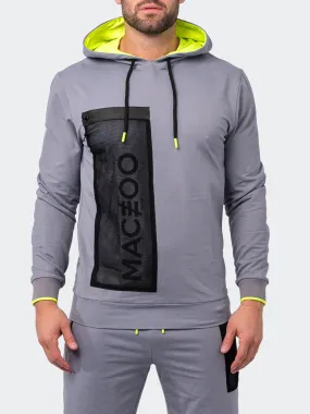 Maceoo Athleisure | Hoodie Net Grey