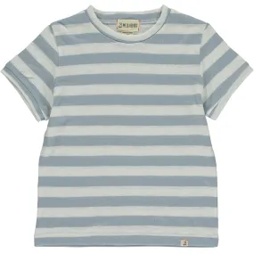 Me & Henry - Grey & White Stripe Camber Tee