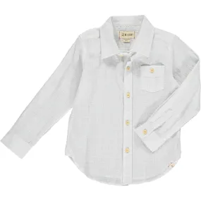 Me & Henry - White Woven Atwood Shirt