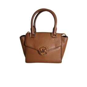 Michael Kors Tan Leather Hudson Small Satchel | Pre Loved |