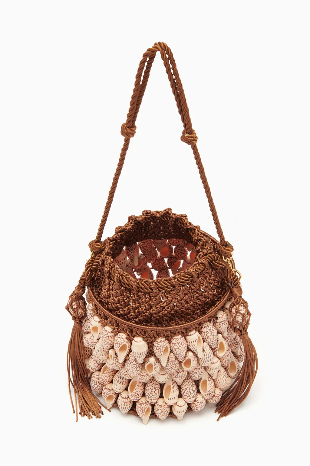 NADIA SEASHELL BUCKET BAG