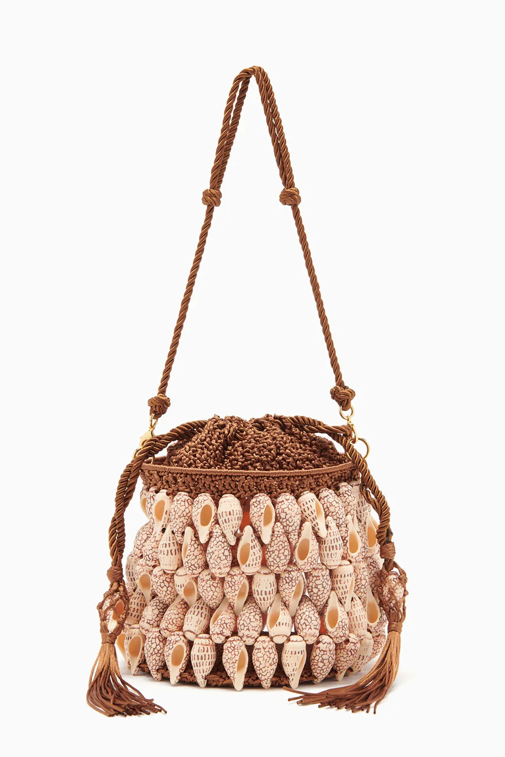 NADIA SEASHELL BUCKET BAG