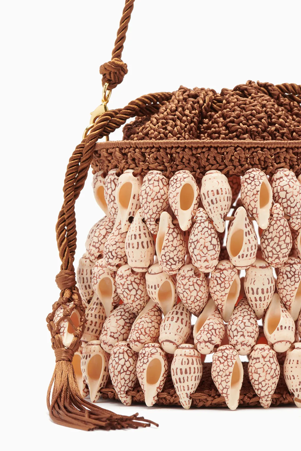 NADIA SEASHELL BUCKET BAG