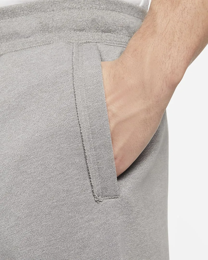 Nike Alumni Essentials Casual Sport Men's Brushed Cotton Shorts DM6817-029 flat pewter-heather