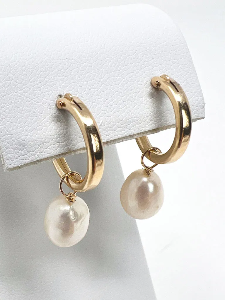 Nina Pearl Hoops